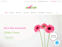 Tablet Screenshot of diversifi.com.au